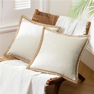 Pack of 2 Farmhouse Modern Spring Decorative Throw Pillow Covers